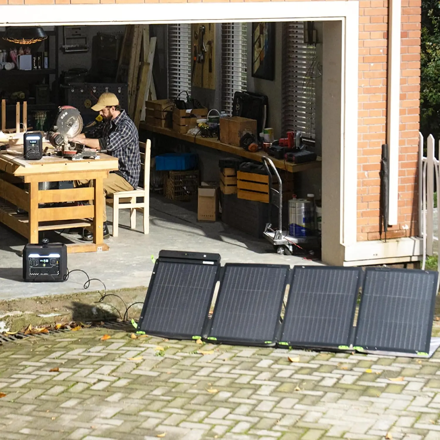 Solar Panel 200W - 200W Bifaziales Tragbares Solarpanel, Camping &