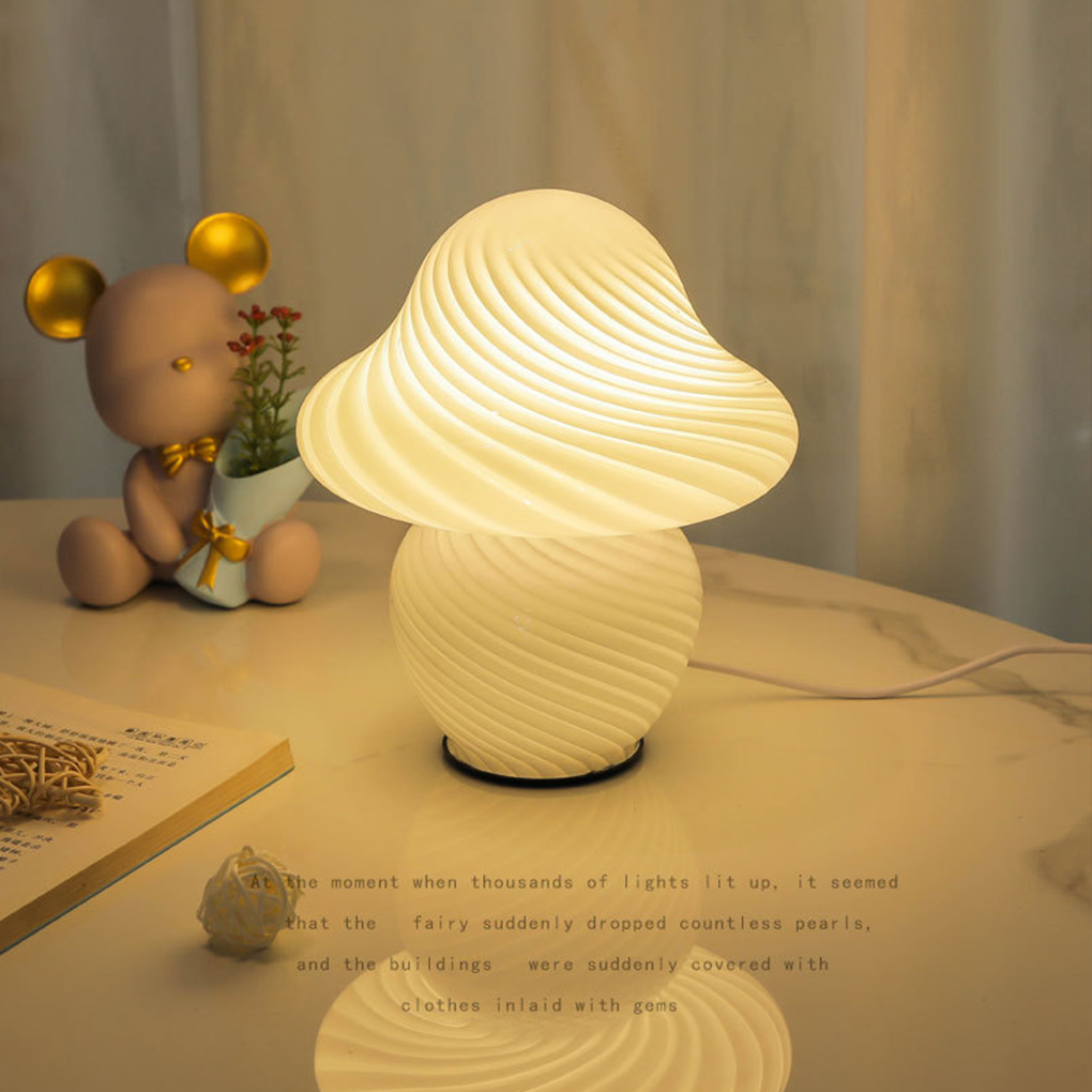 Solar Lamp - Kreative Glas-Nachttischlampe für das Schlafzimmer, ungiftig,