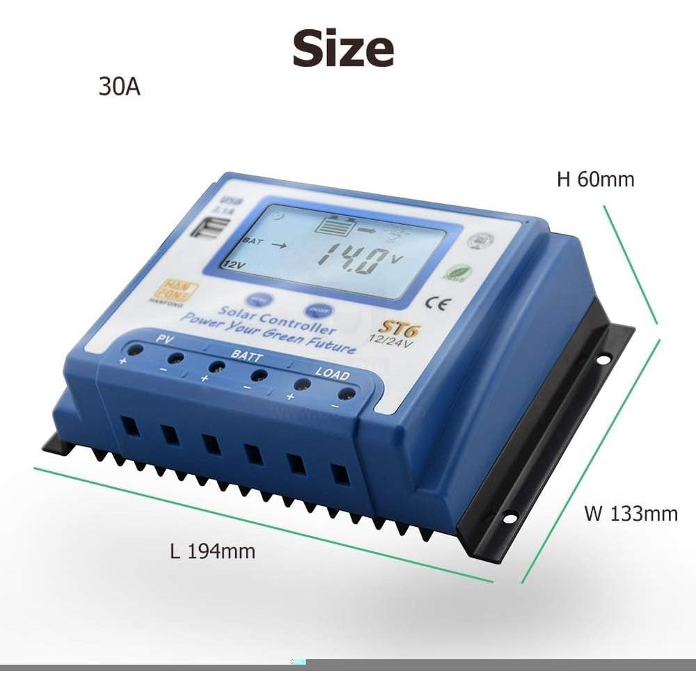 60A Solar-Laderegler 12V/24V A – Solar Panel Bewertung und Preis