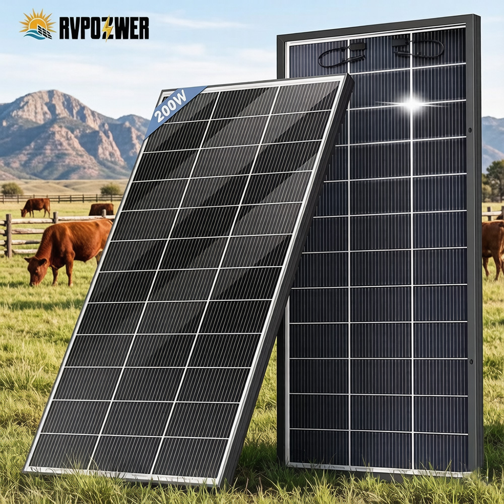RVPOZWER Bifaziales Solarpanel – Solar Panel 200W Bewertung und Preis