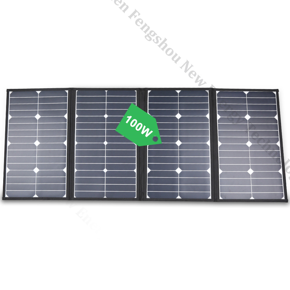 Tragbares 100-Watt-Falt-Solarp – Solar Panel Bewertung und Preis